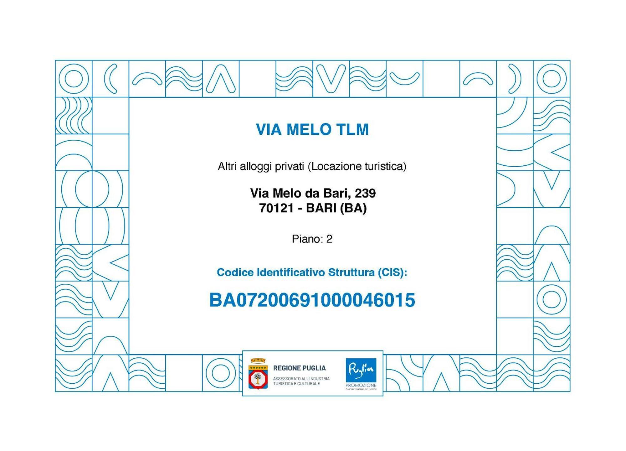 Via Melo Tlm B&B Bari Bagian luar foto